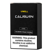 Uwell Caliburn X Pods – 2ml top-fill, leak-resistant, 2-pack with Pro-FOCS tech for smooth flavor & reliable vaping.